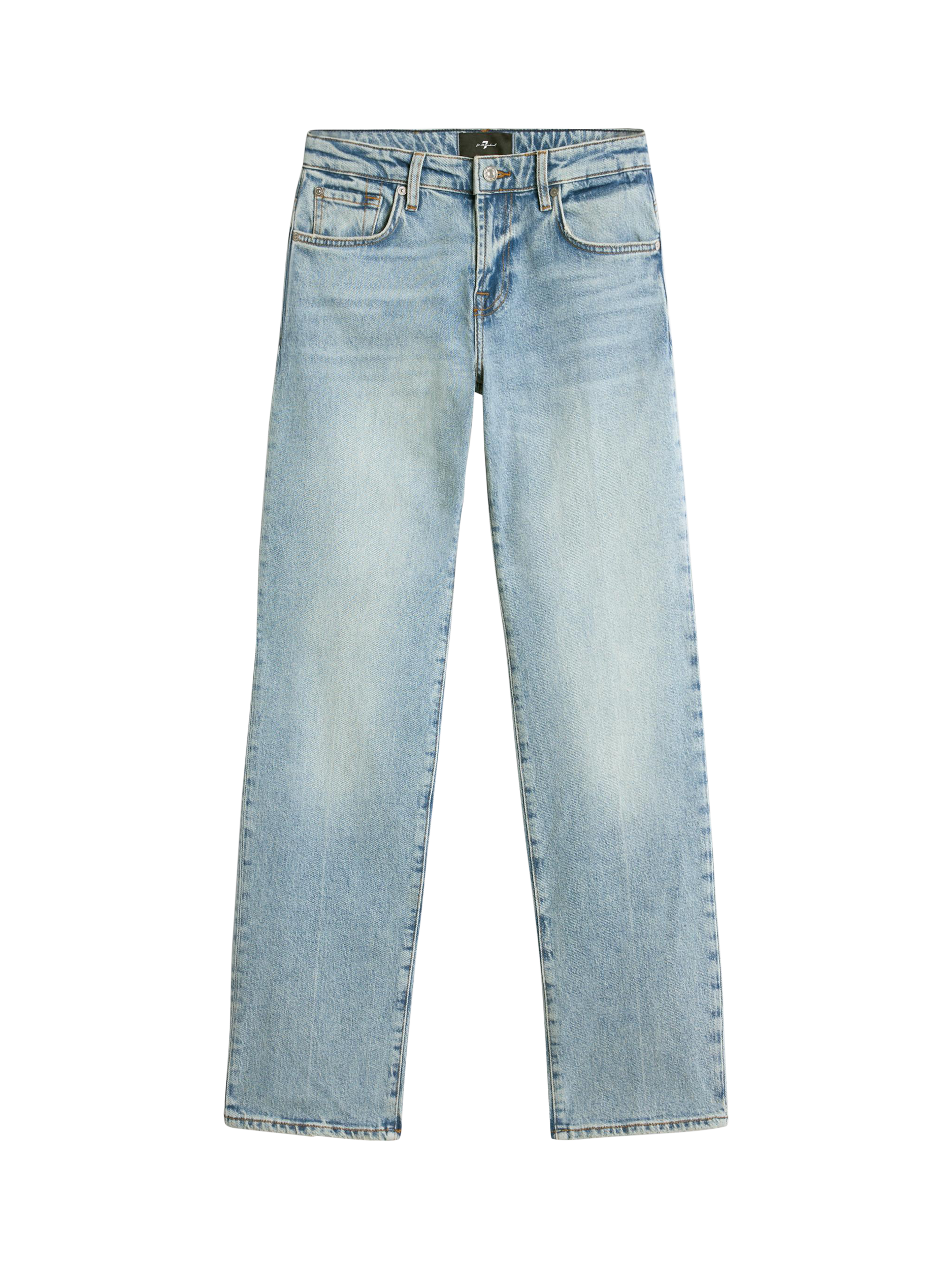Product image 4 of 6, which shows 7 For All Mankind Calie Straight Jeans, Ode To, 24
