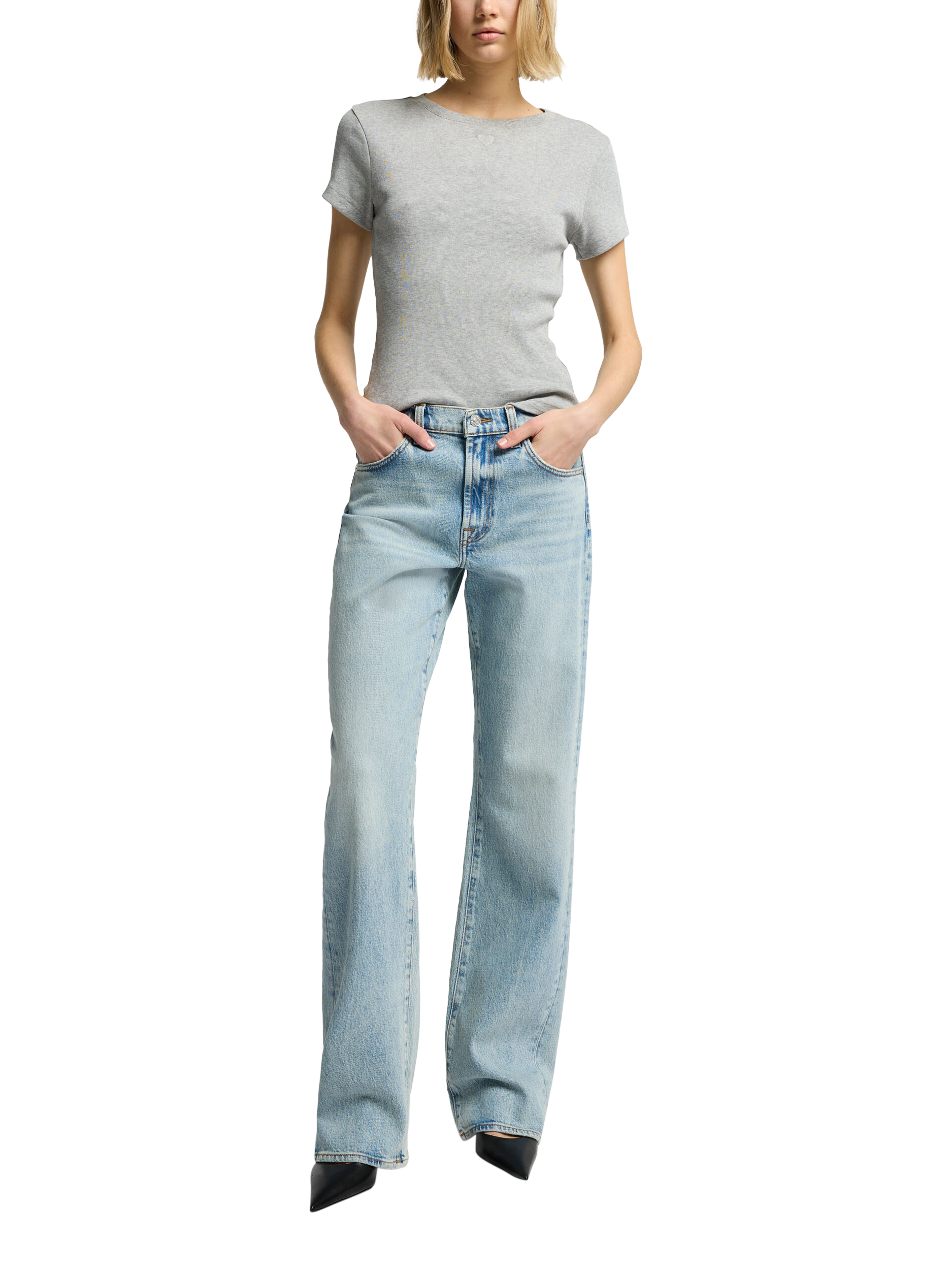 Product image 3 of 6, which shows 7 For All Mankind Tess Relaxed Fit Jeans, Ode To, 24