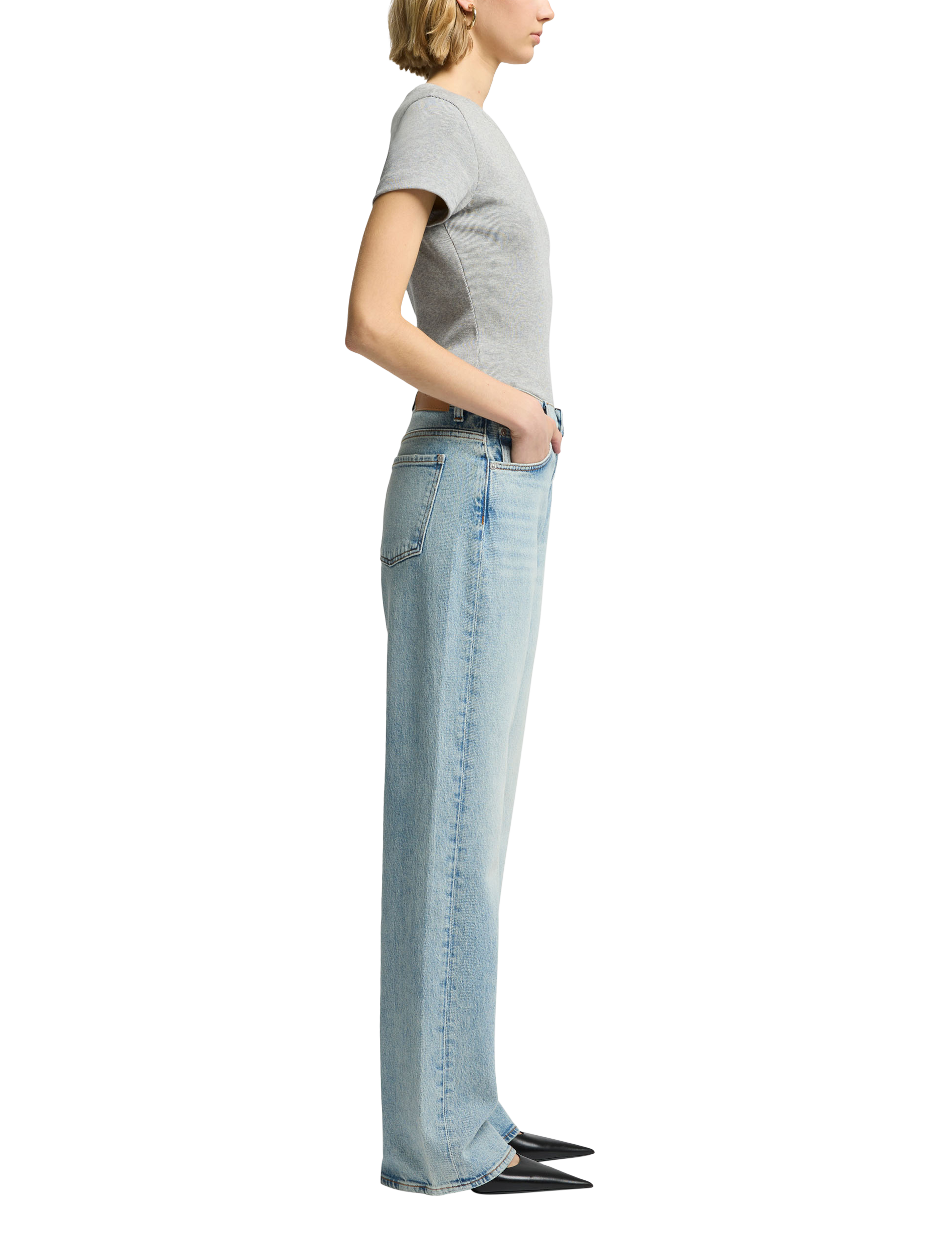 Product image 6 of 6, which shows 7 For All Mankind Tess Relaxed Fit Jeans, Ode To, 24