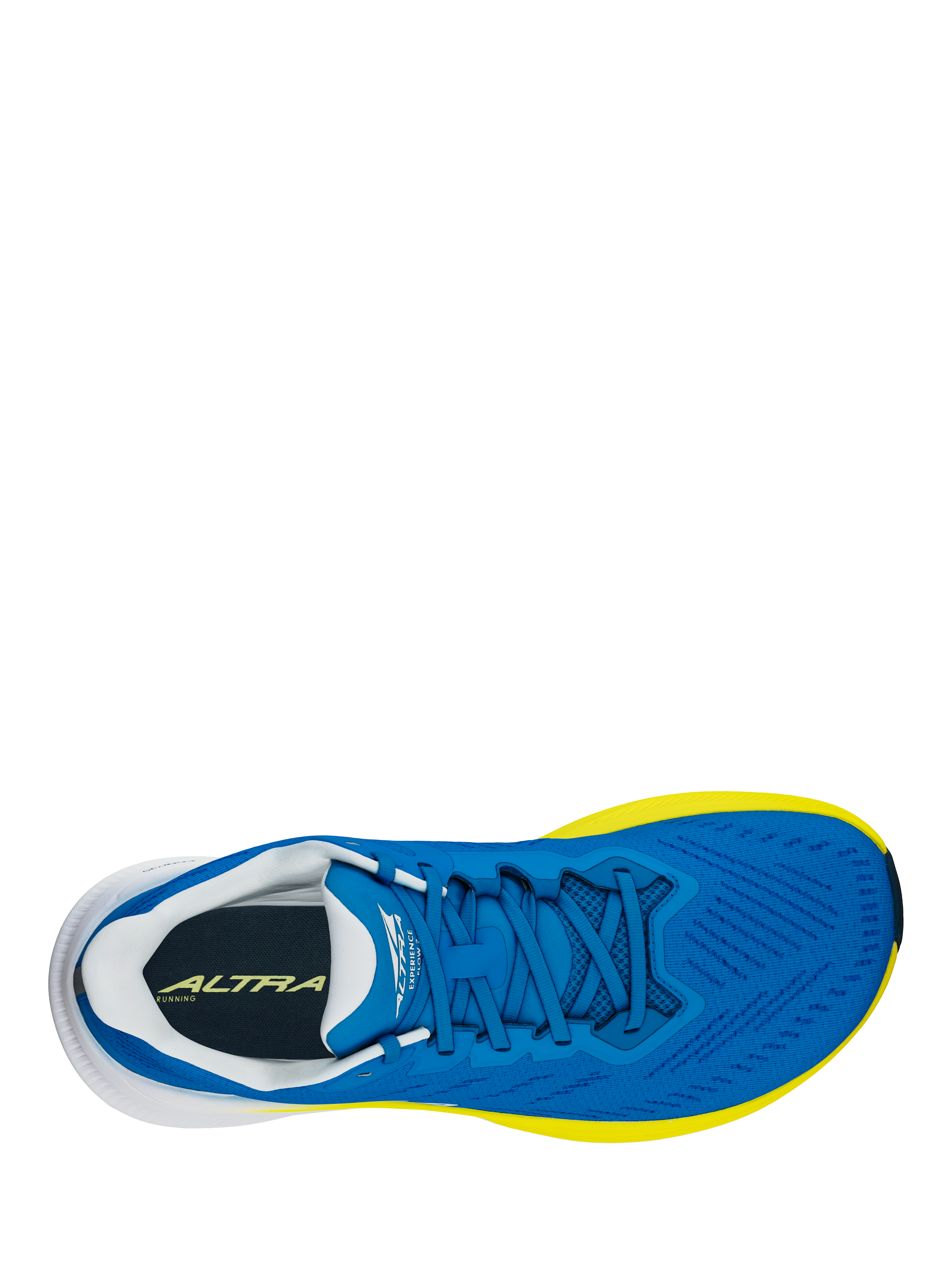 Product image 3 of 6, which shows Altra Men's Experience Flow 2 Running Shoes, Blue/Yellow, 12