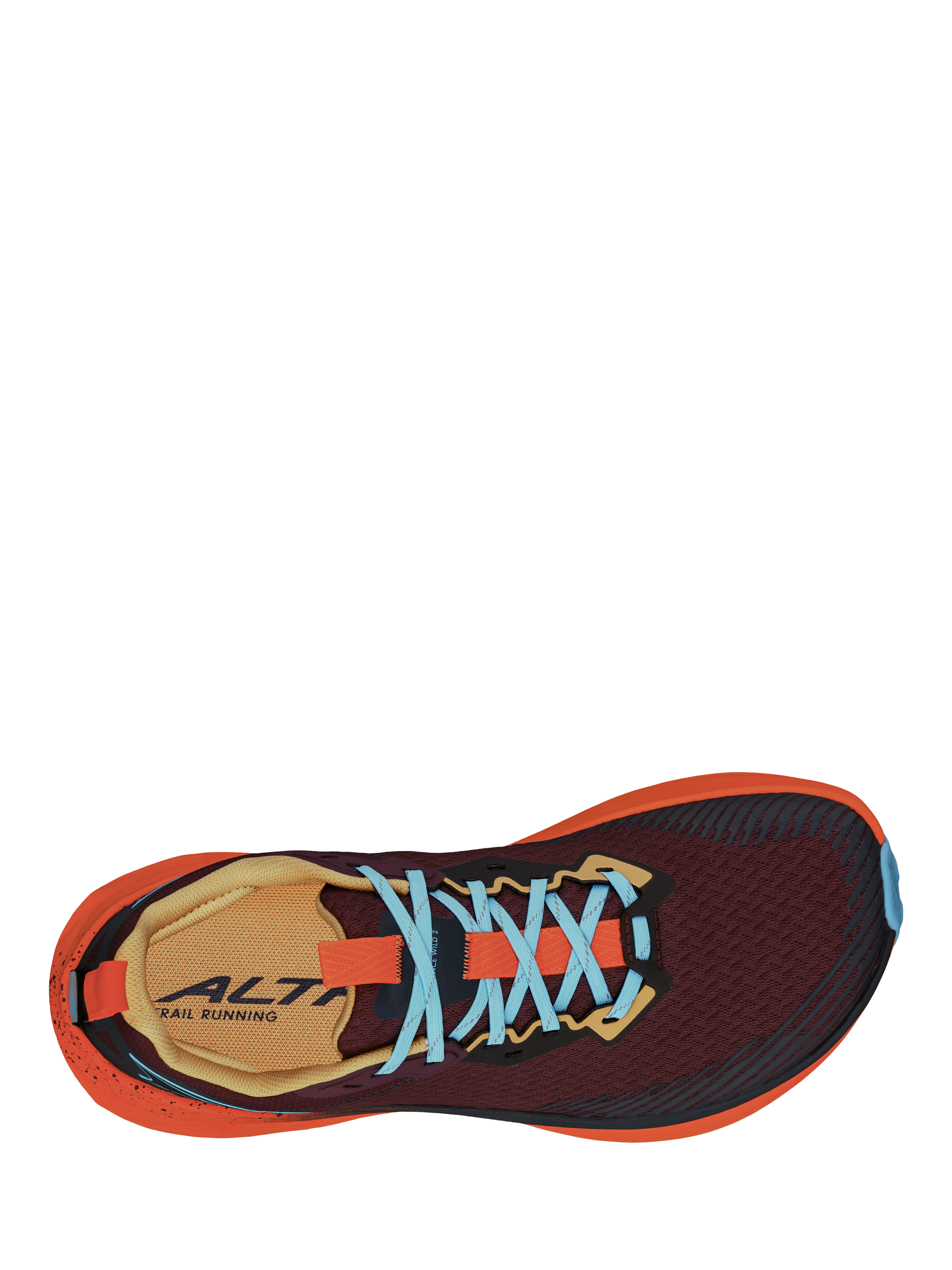 Product image 3 of 6, which shows Altra Women's Experience Wild 2 Trail Running Shoes, Maroon, 4