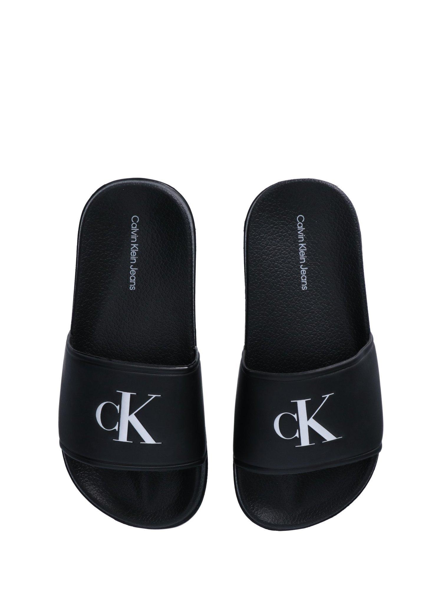 Product image 3 of 4, which shows Calvin Klein Kids' Pool Sliders, Black, EU30