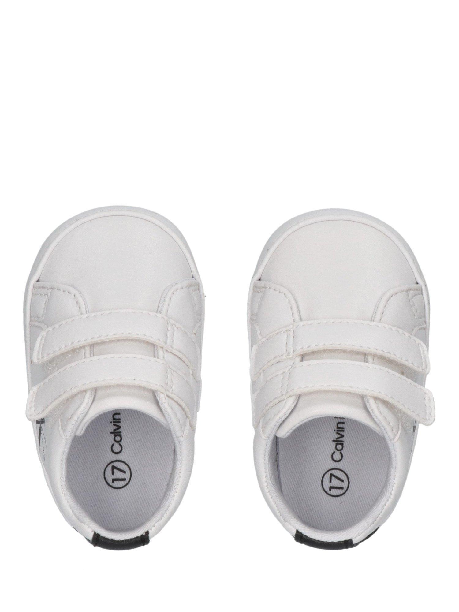 Product image 3 of 4, which shows Calvin Klein Baby Trainers, White/Black, EU18