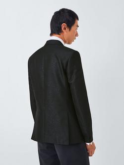 John Lewis Single Breasted Embellished Dinner Jacket - view 2, Black