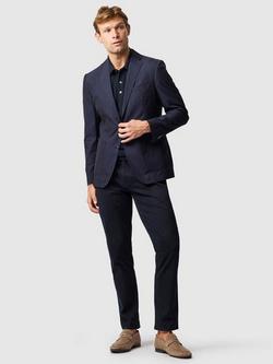 Rodd & Gunn St Arnaud Cotton Slim Fit Blazer, Midnight - view 2, Midnight