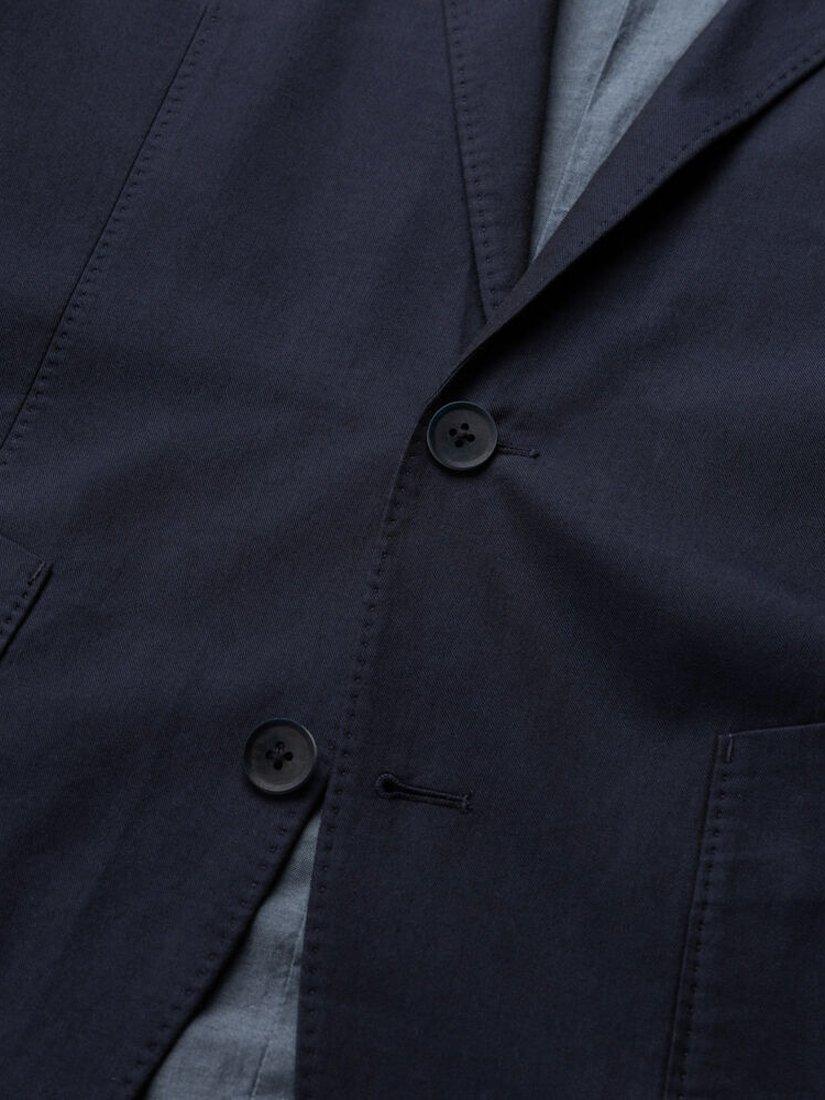 Product image 6 of 6, which shows Rodd & Gunn St Arnaud Cotton Slim Fit Blazer, Midnight, XS