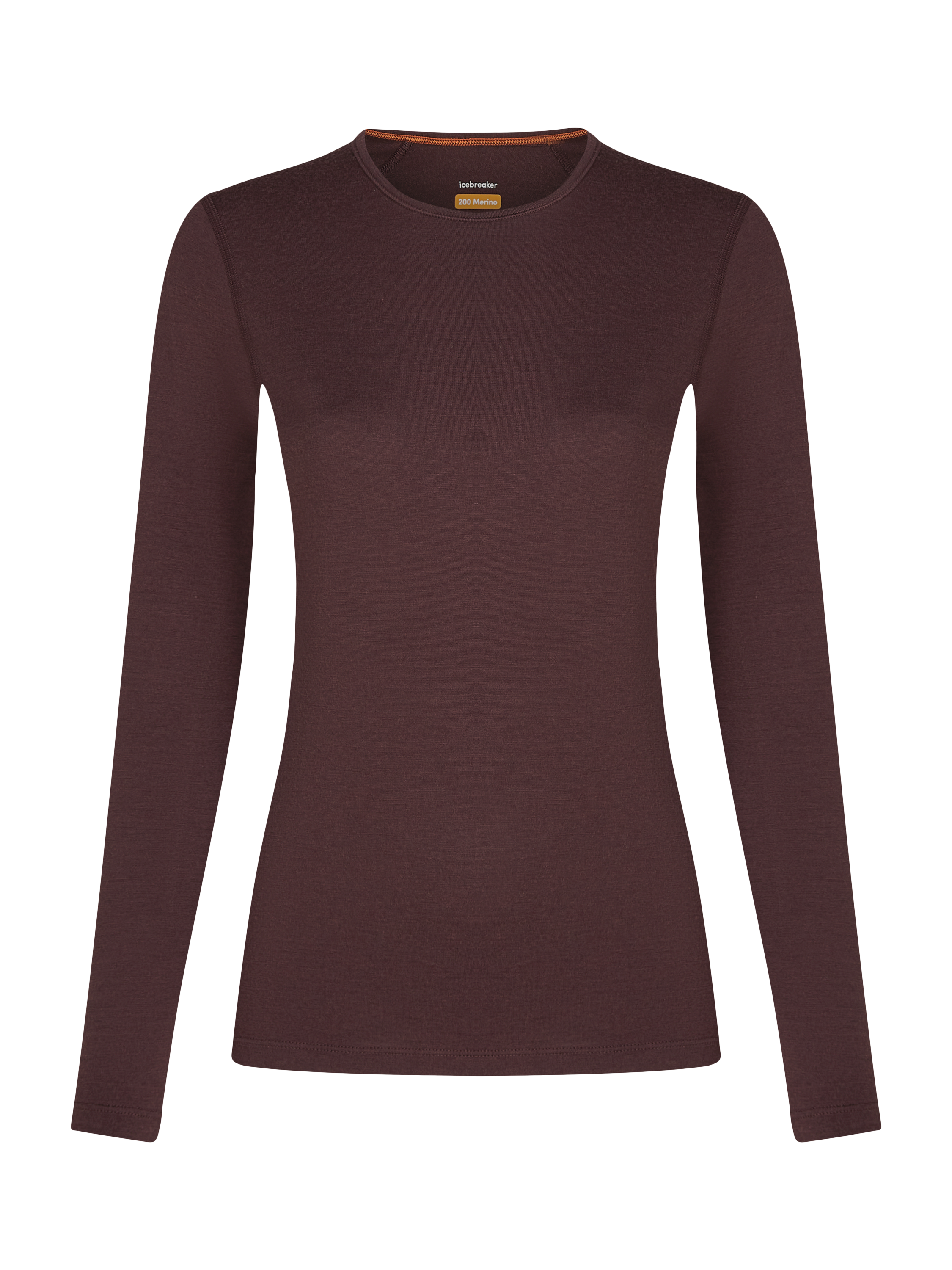 Product image 2 of 3, which shows Icebreaker Women's Merino 200 Oasis Long Sleeve Base Layer, Java, 6|8