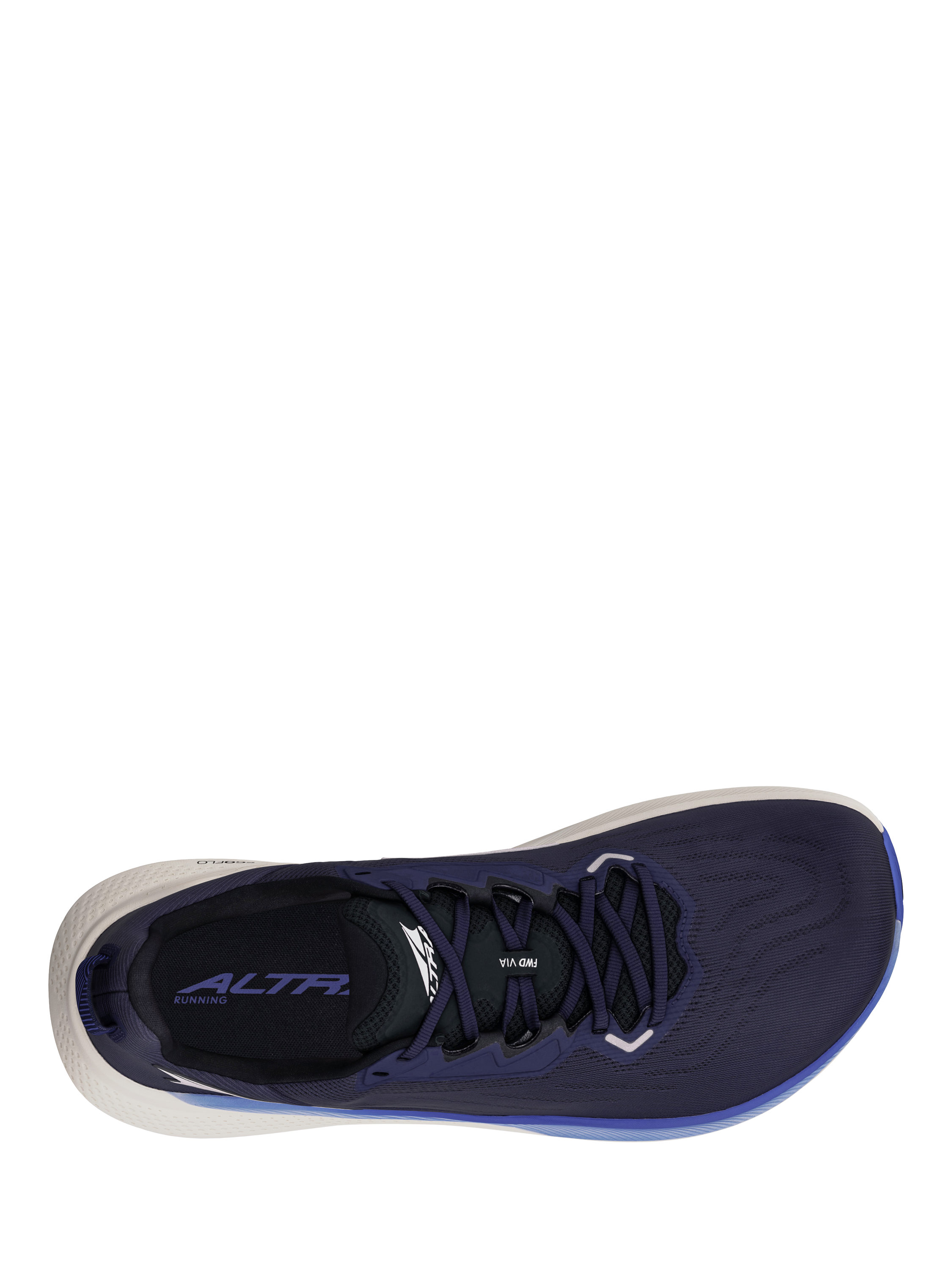 Product image 3 of 6, which shows Altra Men's FWD VIA Running Shoes, Dark Blue, 7