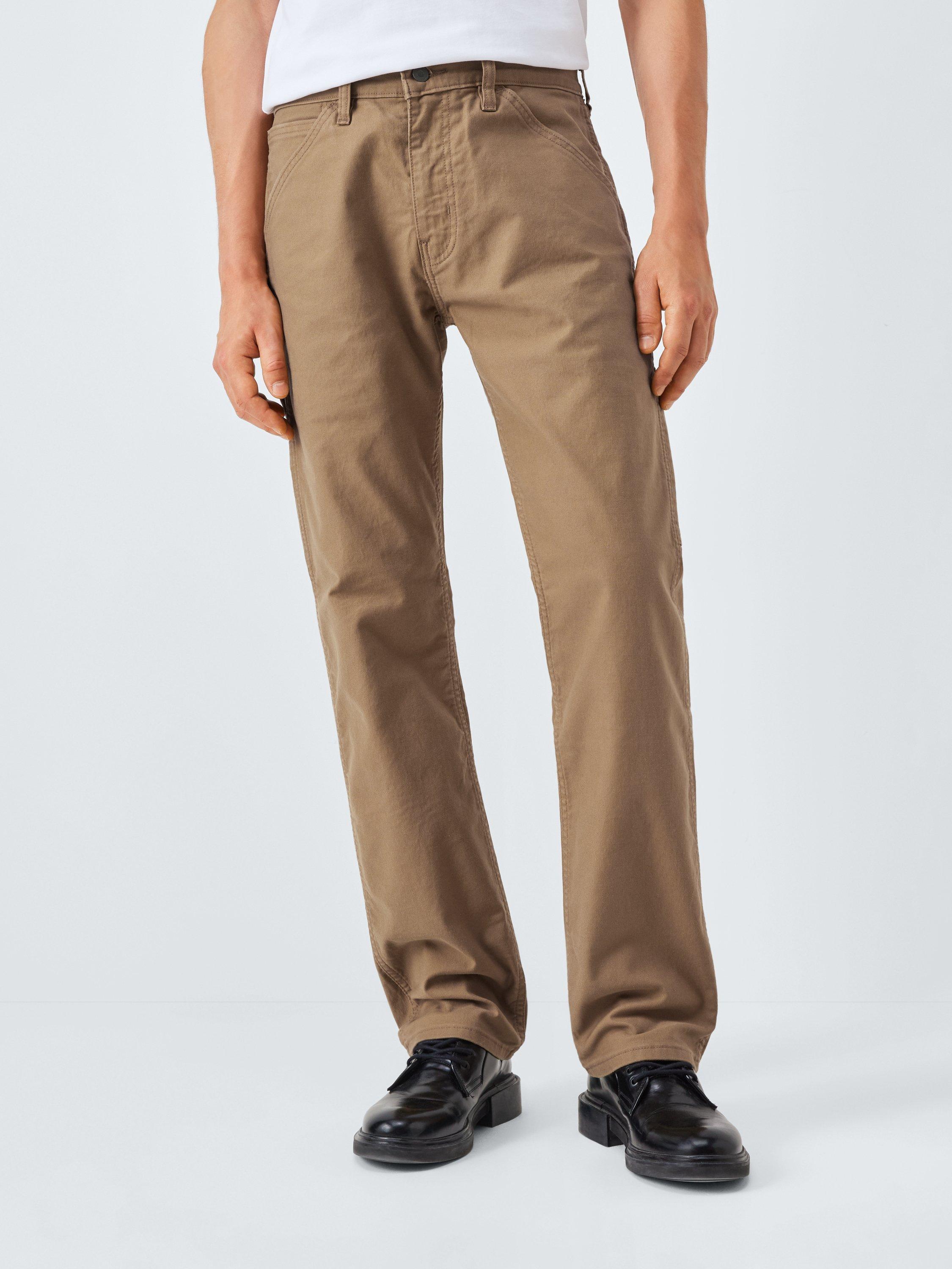 Product image 1 of 6, which shows Levi's 505 Workwear Utility Trousers, Ermine Canvas, 32R