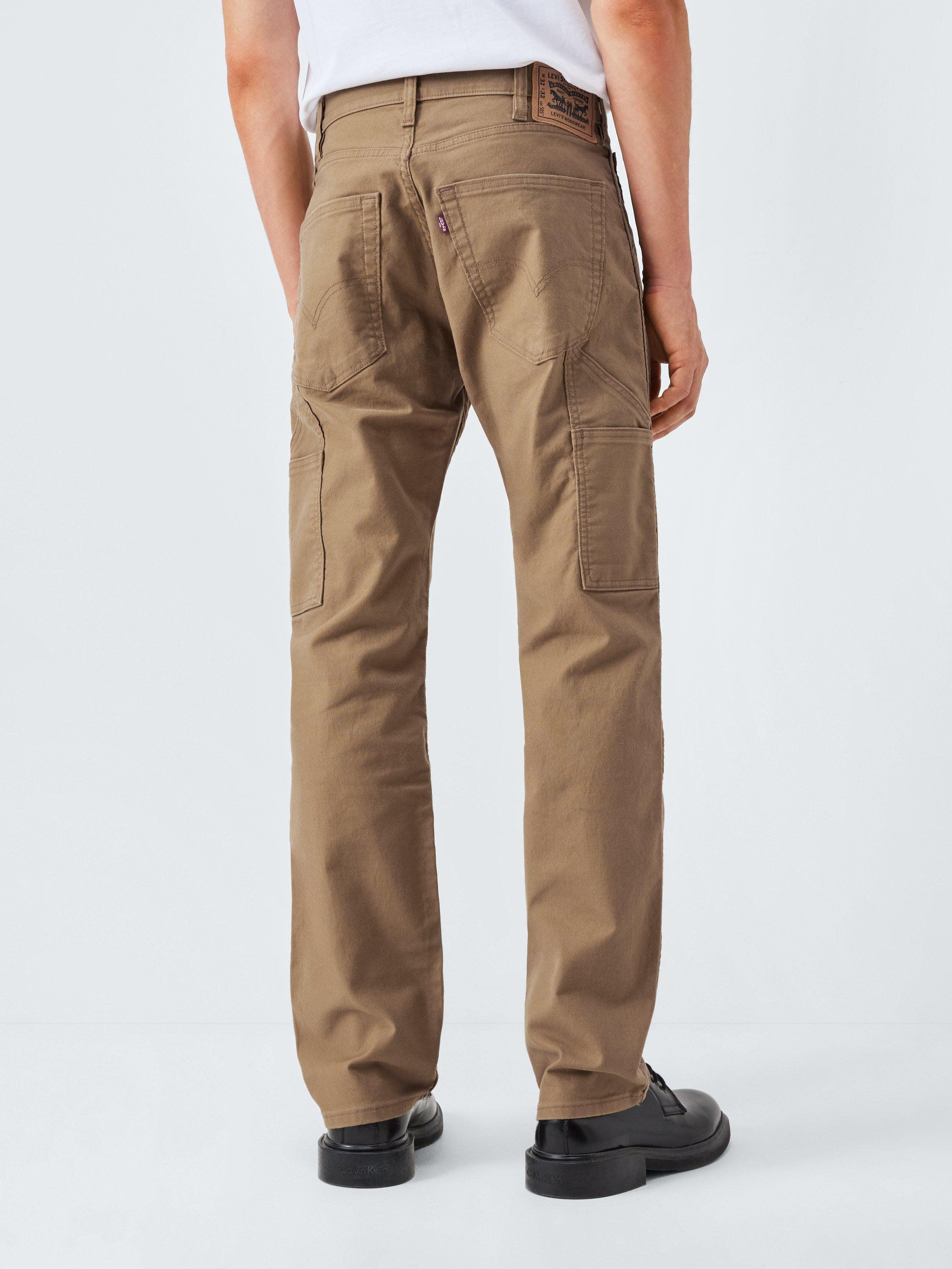 Product image 2 of 6, which shows Levi's 505 Workwear Utility Trousers, Ermine Canvas, 32R