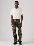 Levi's XX Straight Fit Camo Cargo Trousers, Phalarope Camo
