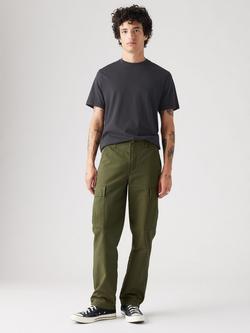 Levi's XX Cargo Straight Cargo Trousers, Dark Olive, Dark Olive