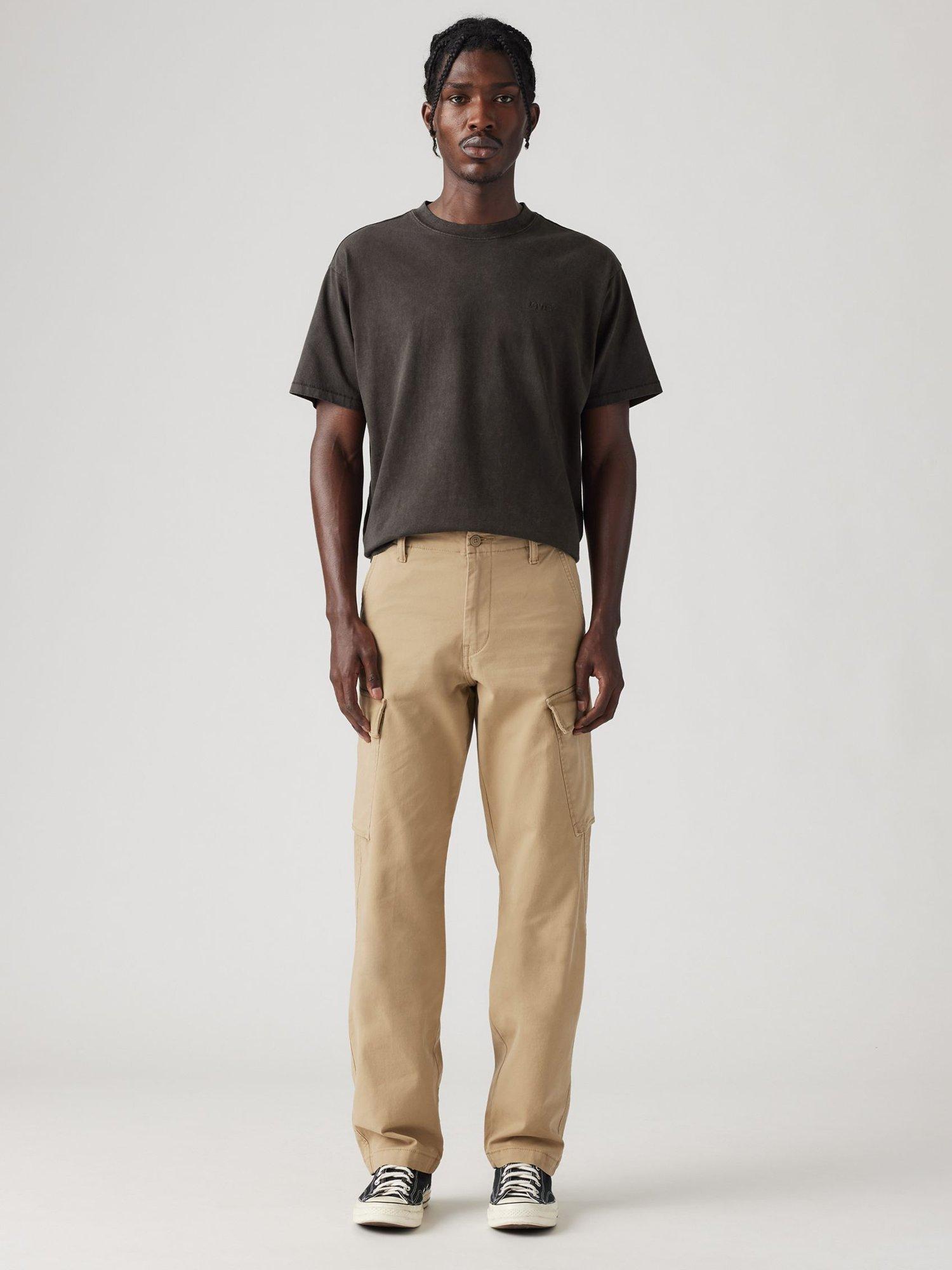 Product image 1 of 4, which shows Levi's XX Cargo Taper Trousers, Harvest Gold, 30R