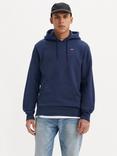 Levi's Original Housemark Cotton Hoodie, Navy Blazer