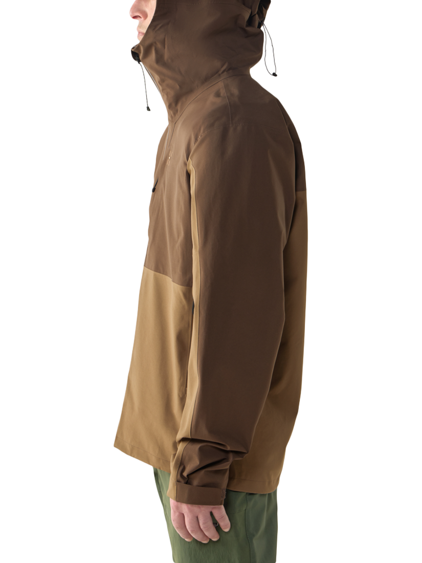 Product image 2 of 10, which shows Haglöfs Front Proof II Waterproof Jacket, Brown/Teak, XL