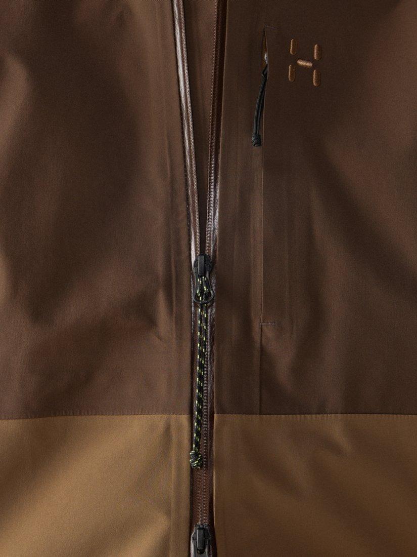 Product image 4 of 10, which shows Haglöfs Front Proof II Waterproof Jacket, Brown/Teak, XL