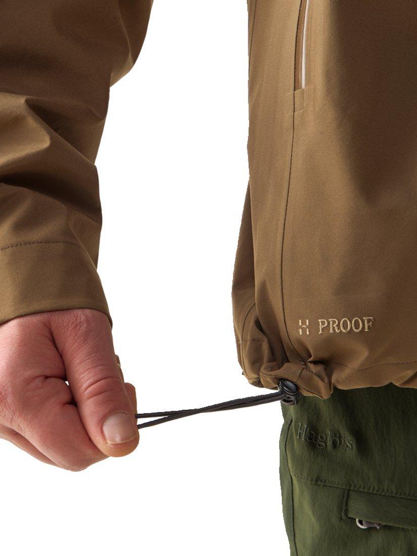 Product image 7 of 10, which shows Haglöfs Front Proof II Waterproof Jacket, Brown/Teak, XL