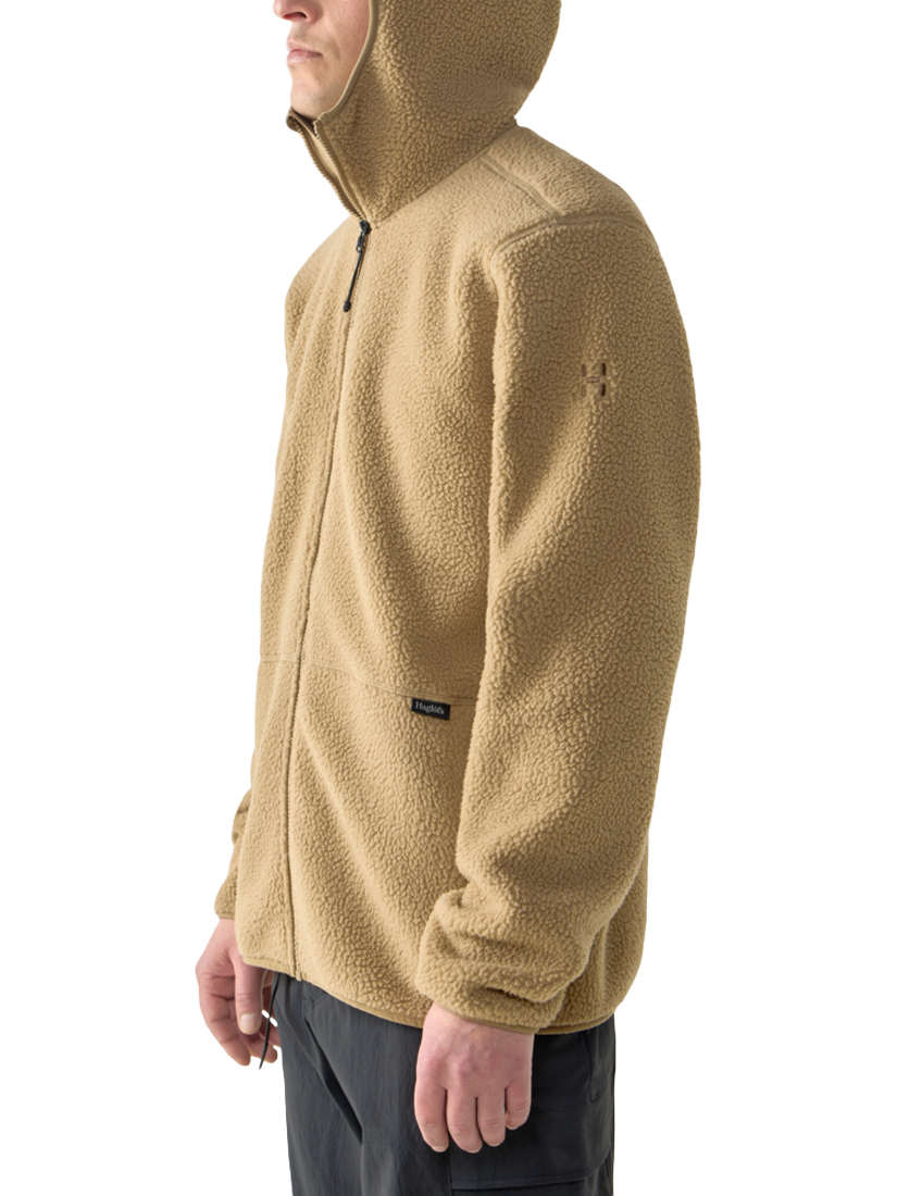 Product image 2 of 6, which shows Haglöfs Funas Pile Hooded Jacket, Oak Brown, L