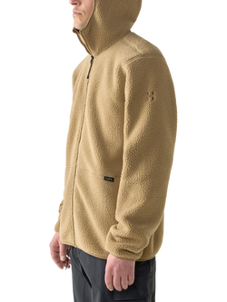 Haglöfs Funas Pile Hooded Jacket, Oak Brown - view 2, Oak Brown