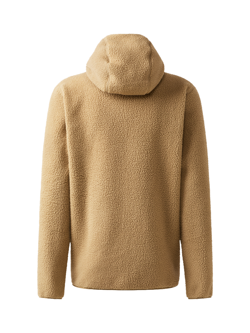 Product image 6 of 6, which shows Haglöfs Funas Pile Hooded Jacket, Oak Brown, L