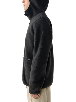 Haglöfs Funas Pile Hooded Jacket, True Black - view 2, True Black