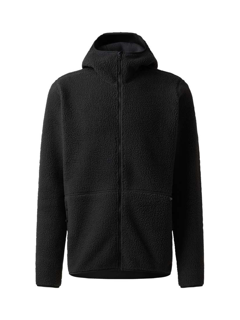 Product image 5 of 6, which shows Haglöfs Funas Pile Hooded Jacket, True Black, XL