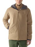 Haglöfs Men's Mimic Alert 2 Hooded Jacket, Oak Brown