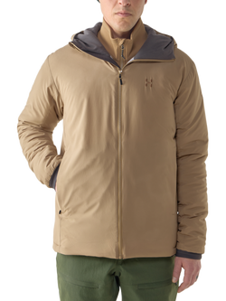 Haglöfs Men's Mimic Alert 2 Hooded Jacket, Oak Brown, Oak Brown