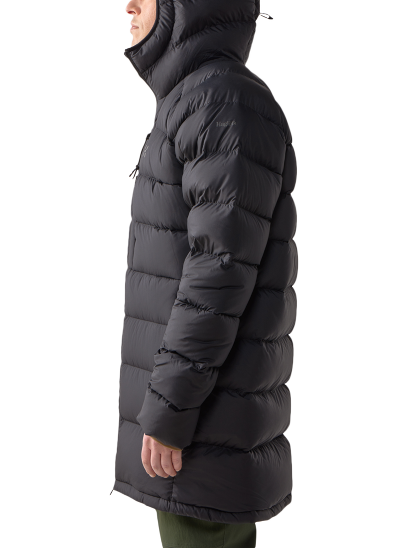 Product image 2 of 8, which shows Haglöfs Rosson Down Parka Jacket, True Black, S