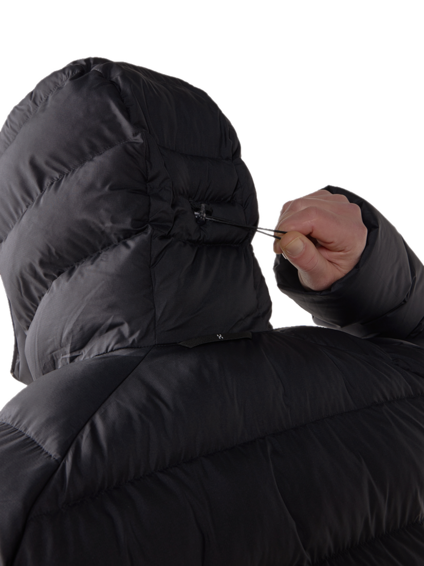 Product image 6 of 8, which shows Haglöfs Rosson Down Parka Jacket, True Black, S