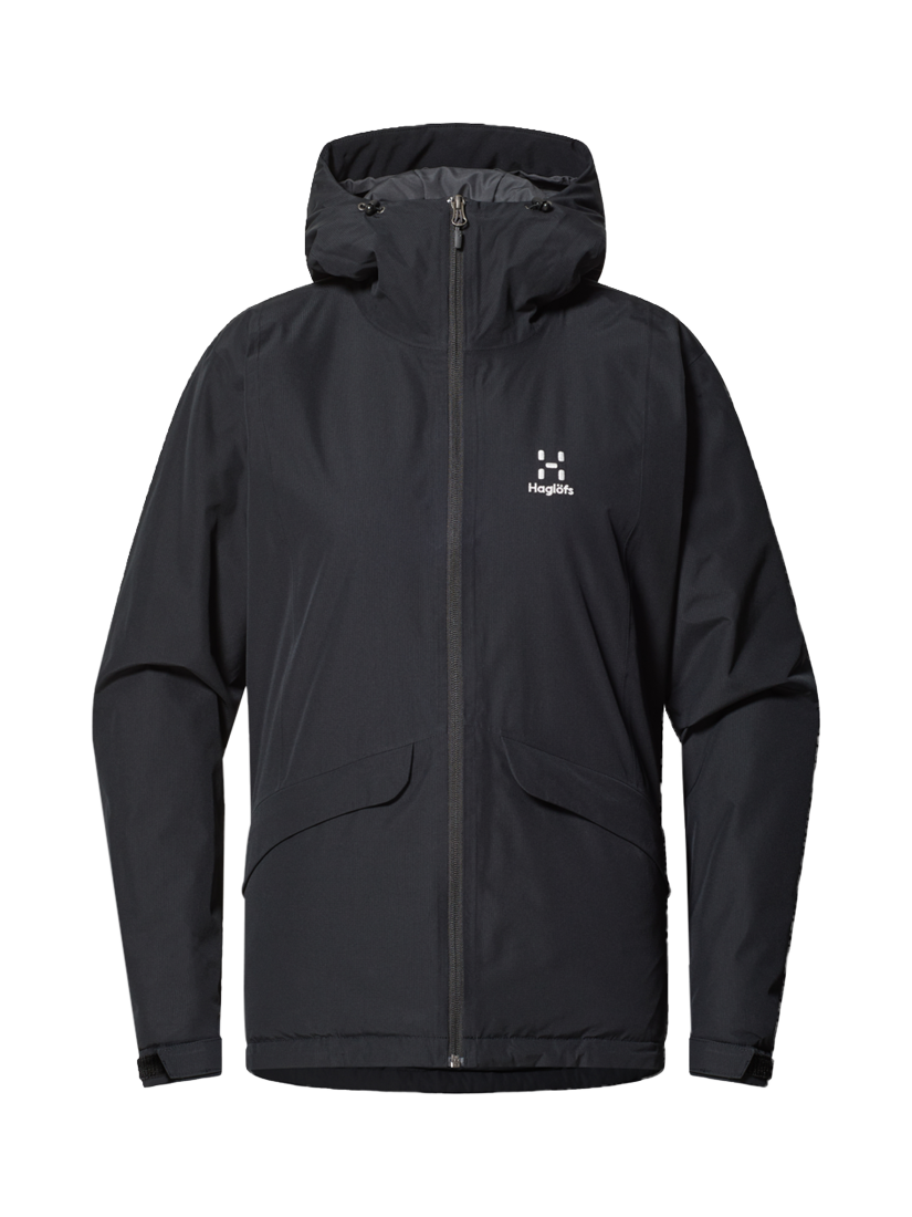 Product image 1 of 2, which shows Haglöfs Husk Insulated Jacket, True Black, XS