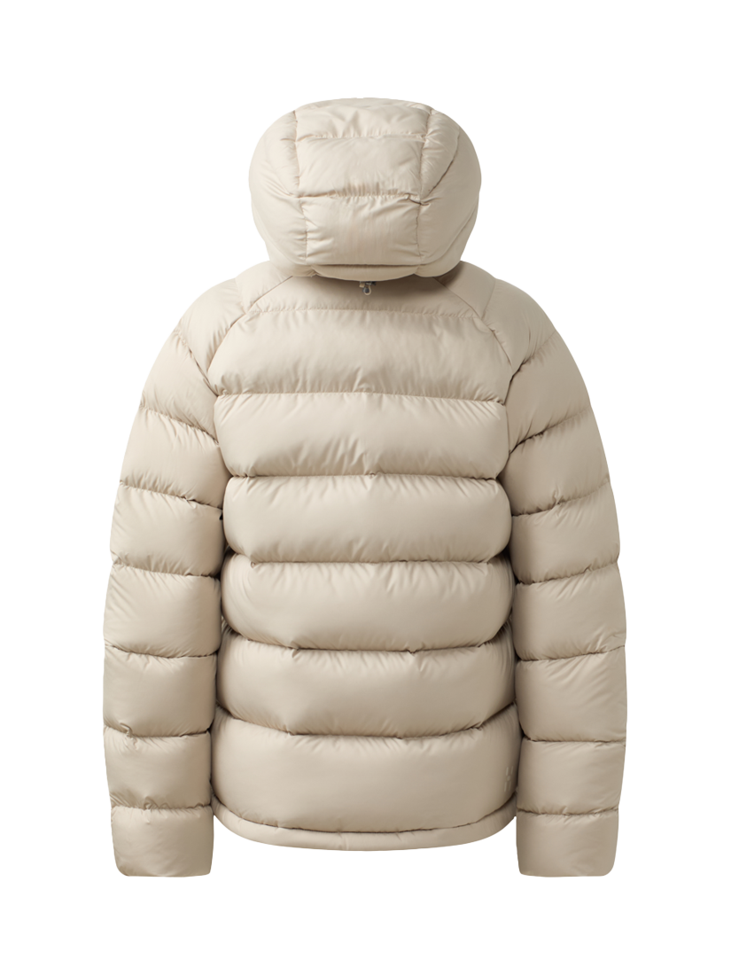 Product image 10 of 10, which shows Haglöfs Rosson Down Hooded Jacket, Chalk Beige, XS