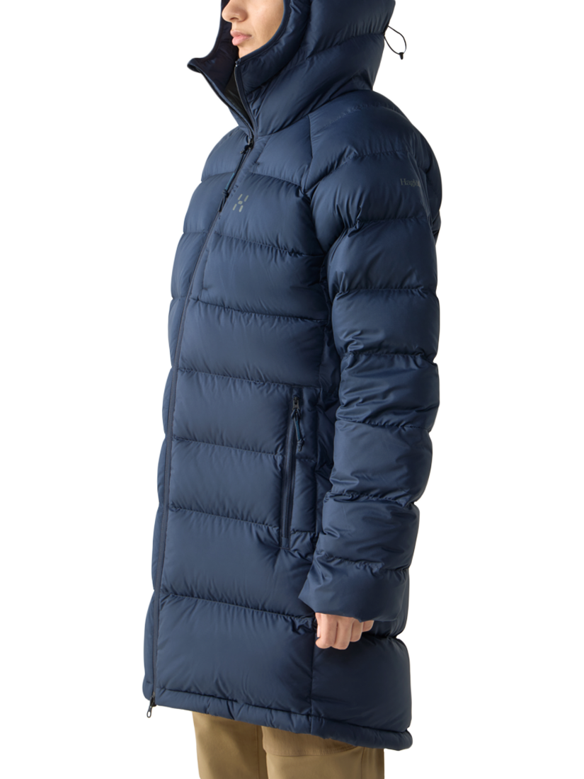 Product image 2 of 8, which shows Haglöfs Rosson Down Parka Jacket, Tarn Blue, M