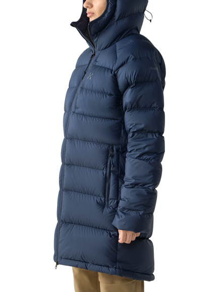 Haglöfs Rosson Down Parka Jacket, Tarn Blue - view 2, Tarn Blue