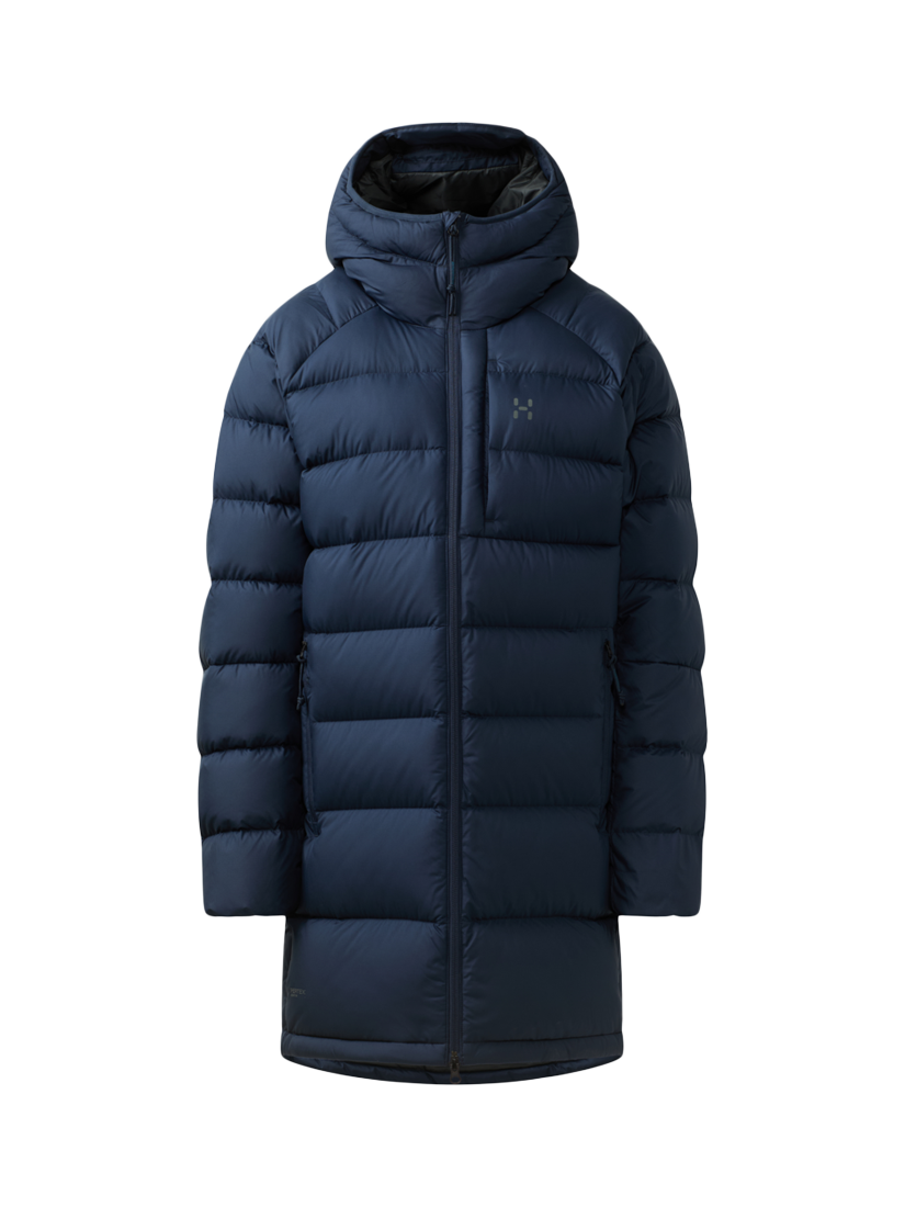 Product image 7 of 8, which shows Haglöfs Rosson Down Parka Jacket, Tarn Blue, M