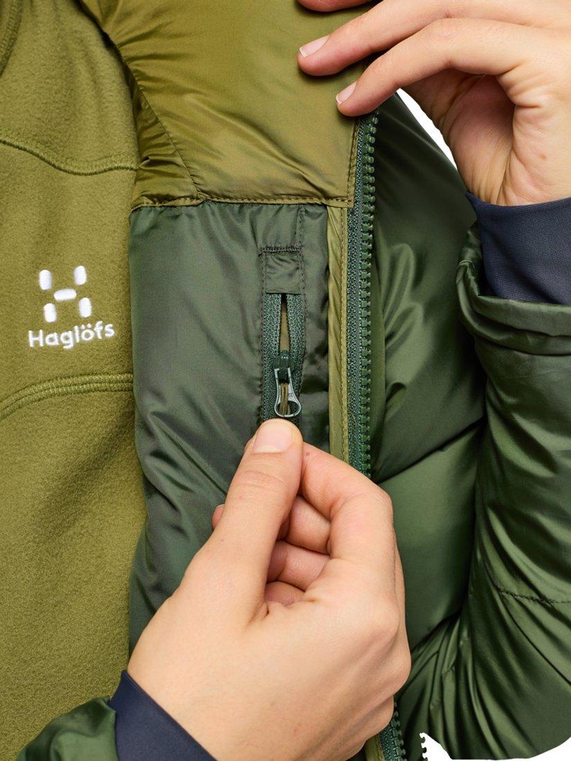 Product image 4 of 7, which shows Haglöfs Mimic II Parka Jacket, Seaweed Green, XS