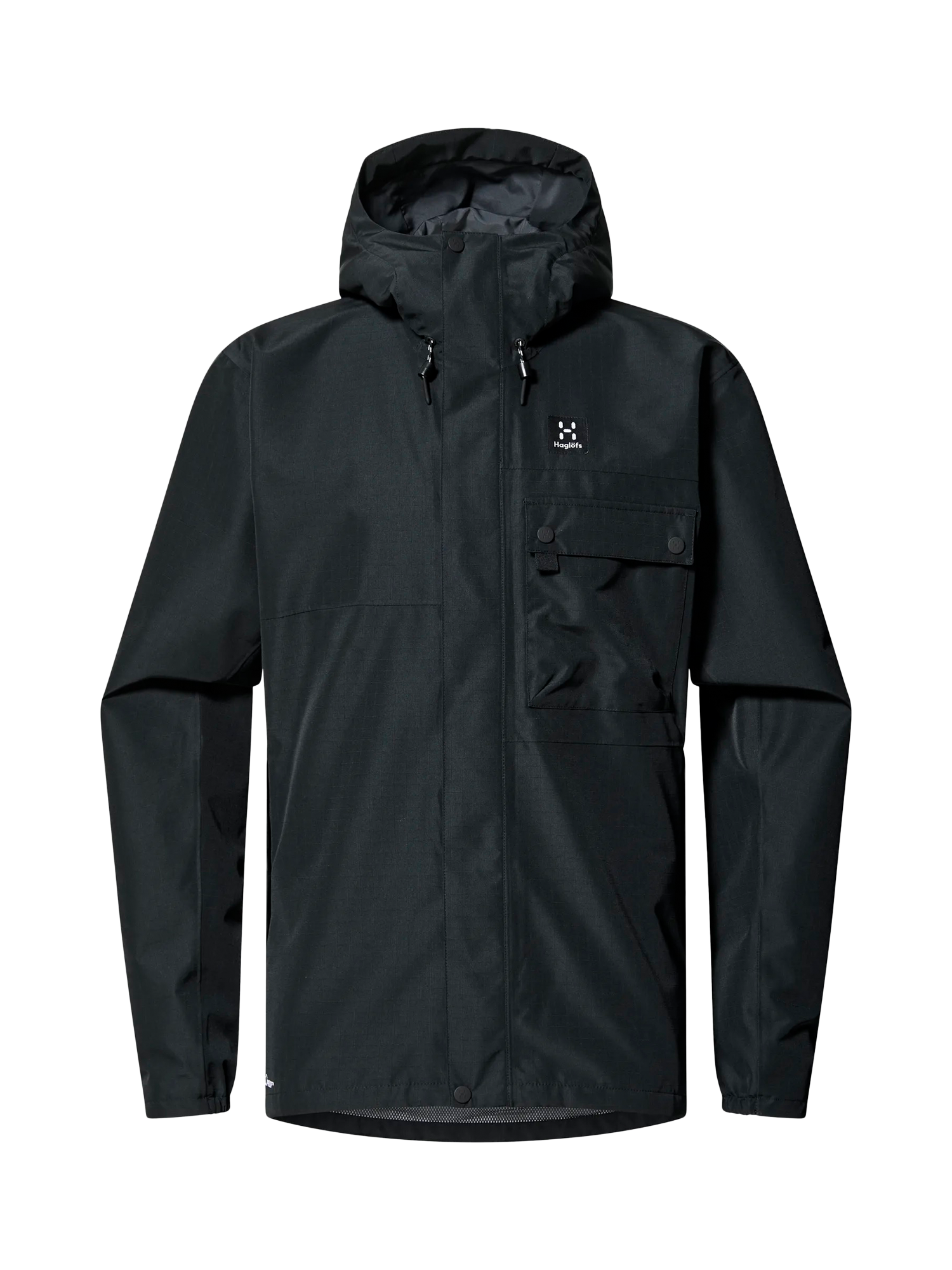 Product image 1 of 2, which shows Haglöfs Vika Mimic Parka Jacket, True Black, XS