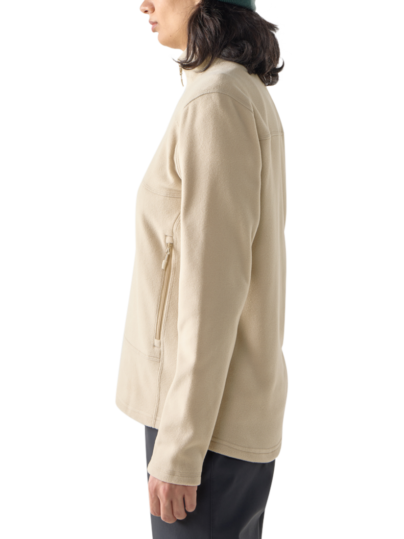 Product image 2 of 6, which shows Haglöfs Buteo Mid Jacket, Chalk Beige, XS