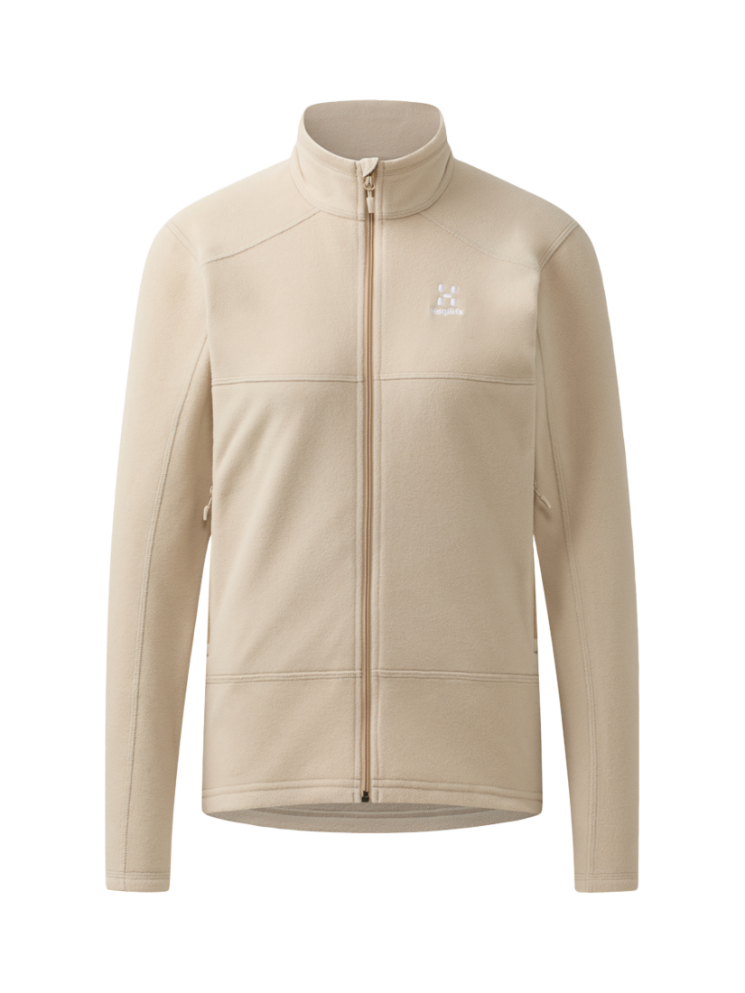 Product image 5 of 6, which shows Haglöfs Buteo Mid Jacket, Chalk Beige, XS