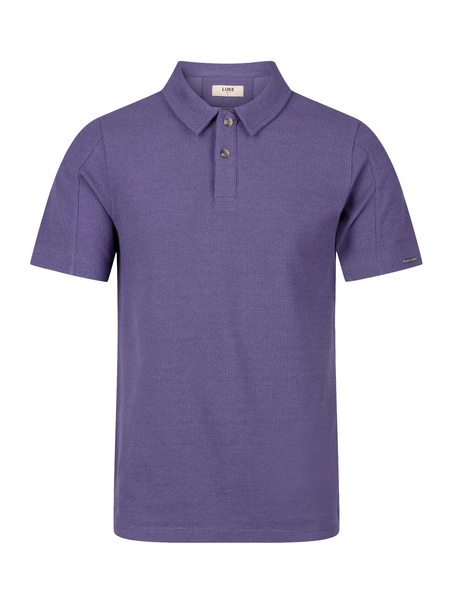Product image 4 of 6, which shows LUKE 1977 Fuego Polo Shirt, Future Dusk, S
