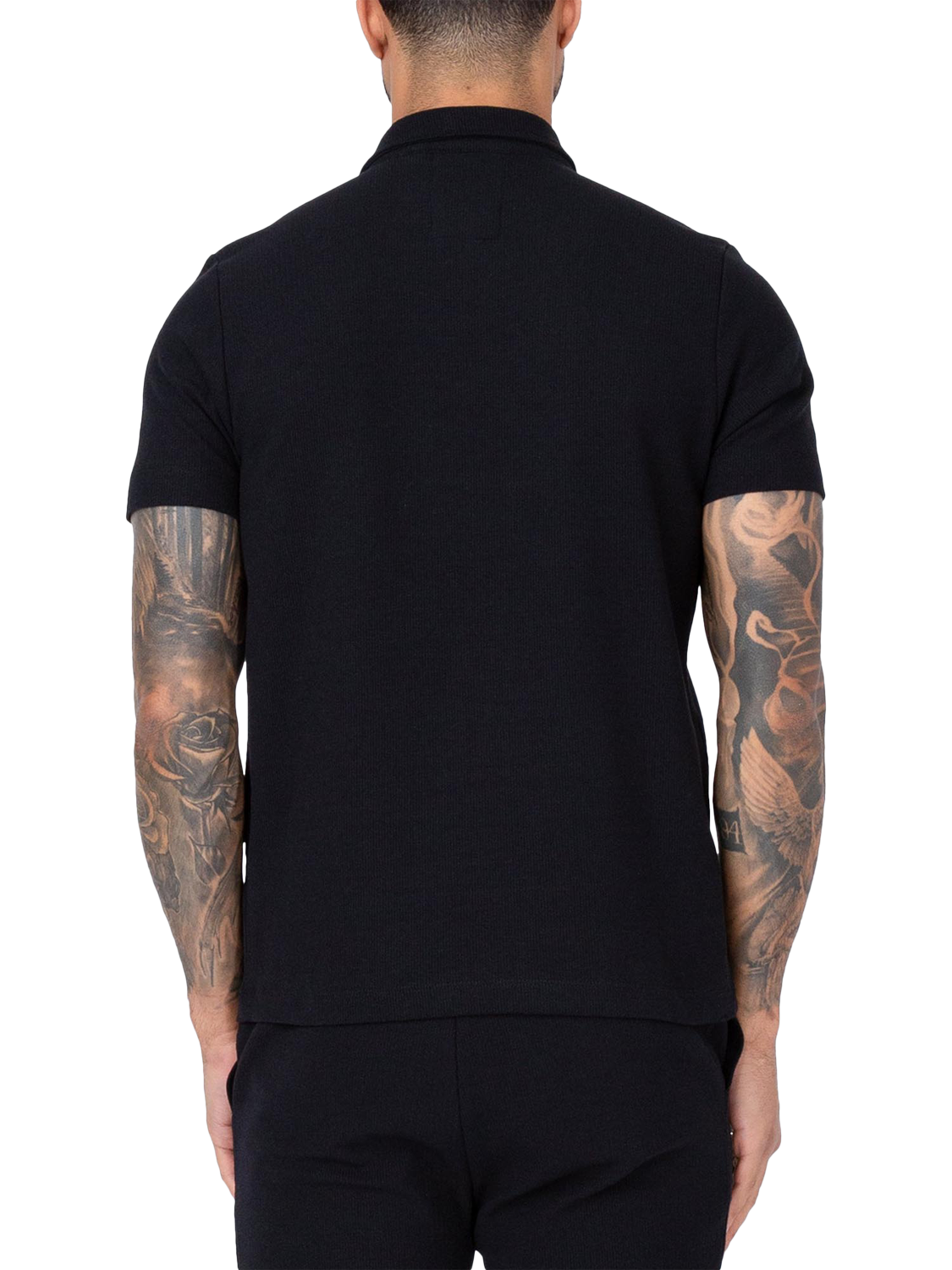 Product image 2 of 6, which shows LUKE 1977 Fuego Polo Shirt, Black, S