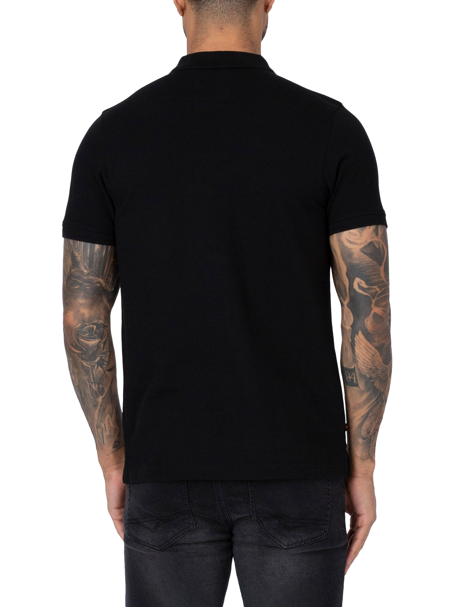 Product image 2 of 5, which shows LUKE 1977 Williams Polo Shirt, Black, S