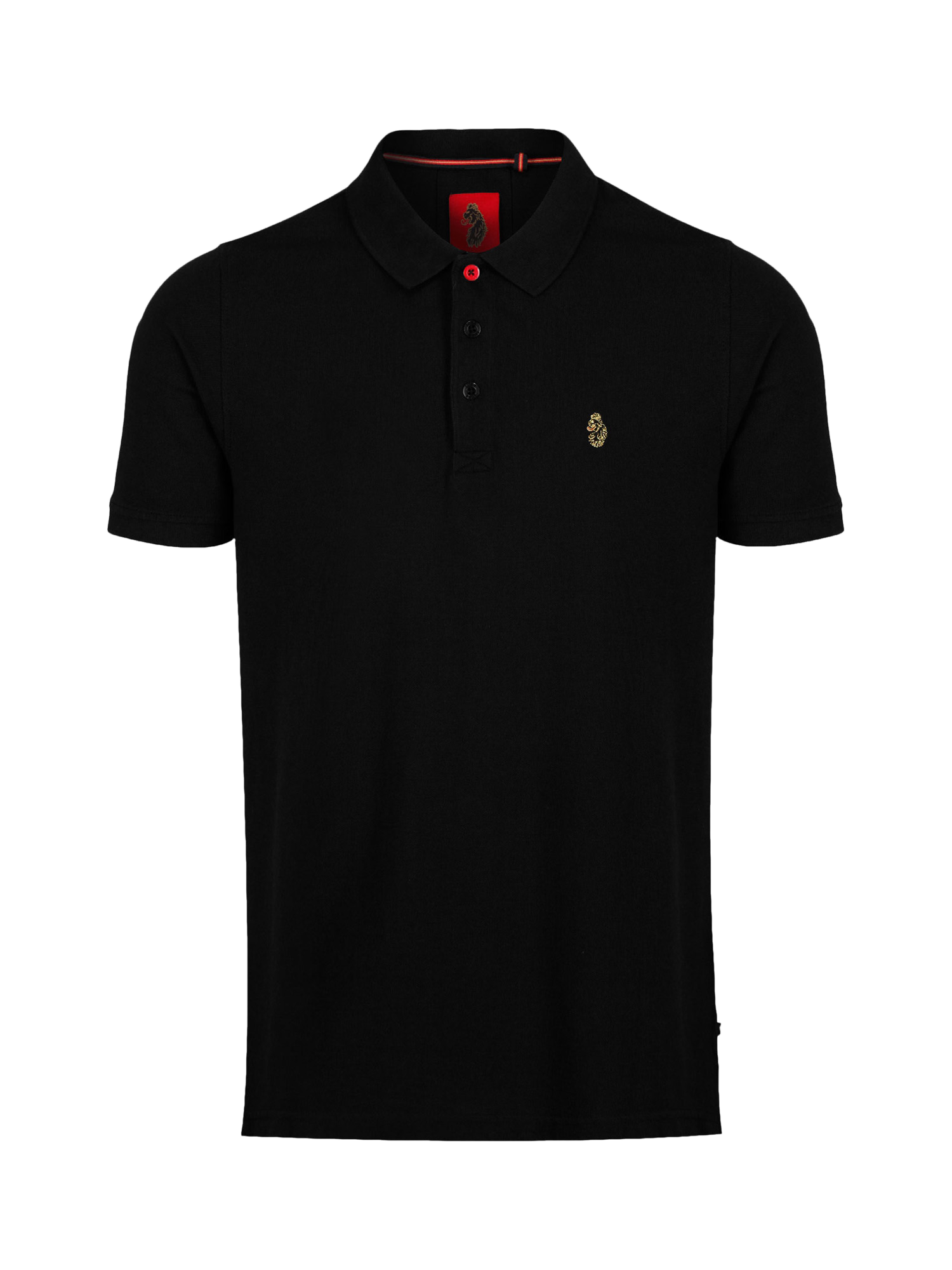 Product image 4 of 5, which shows LUKE 1977 Williams Polo Shirt, Black, S