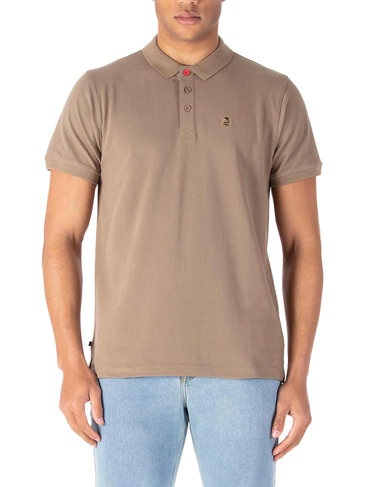 Product image 1 of 6, which shows LUKE 1977 Williams Polo Shirt, Hard Nut, S