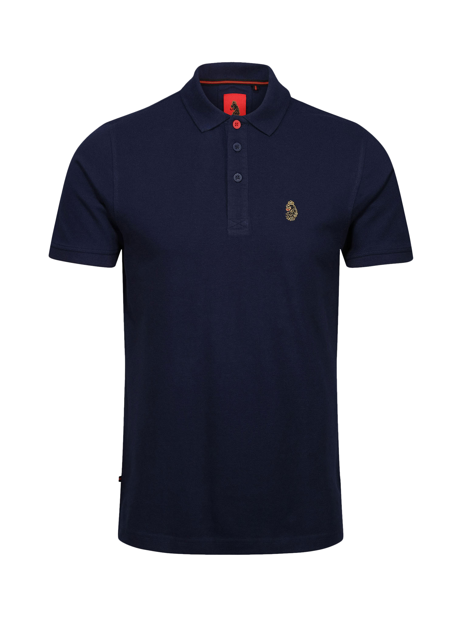 Product image 4 of 6, which shows LUKE 1977 Williams Cotton Regular Fit Short Sleeve Polo Shirt, Navy B, S