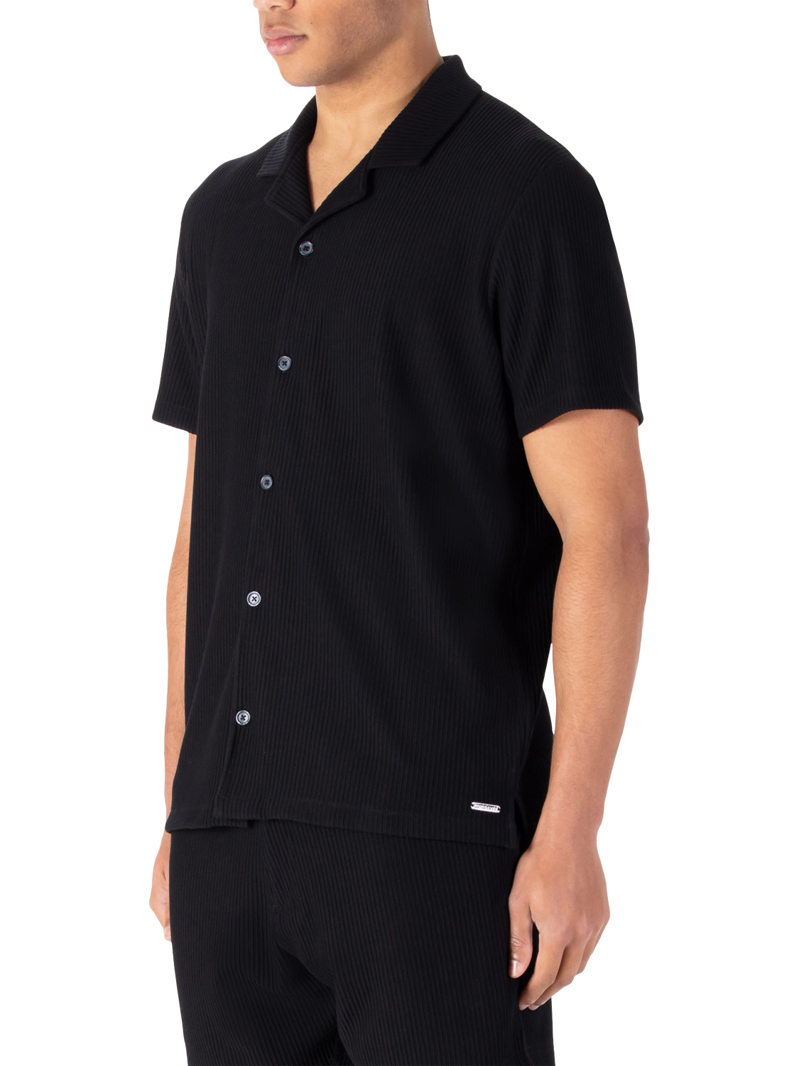 Product image 3 of 6, which shows LUKE 1977 Gwithian Regular Fit Shirt, Black, S