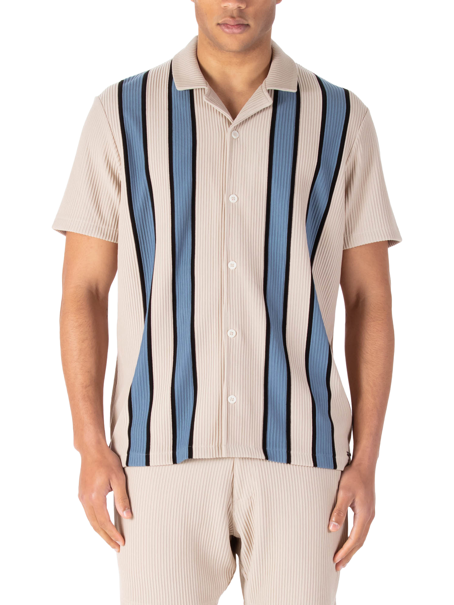 Product image 1 of 6, which shows LUKE 1977 Gwithian Regular Fit Shirt, Dark Ecru, S