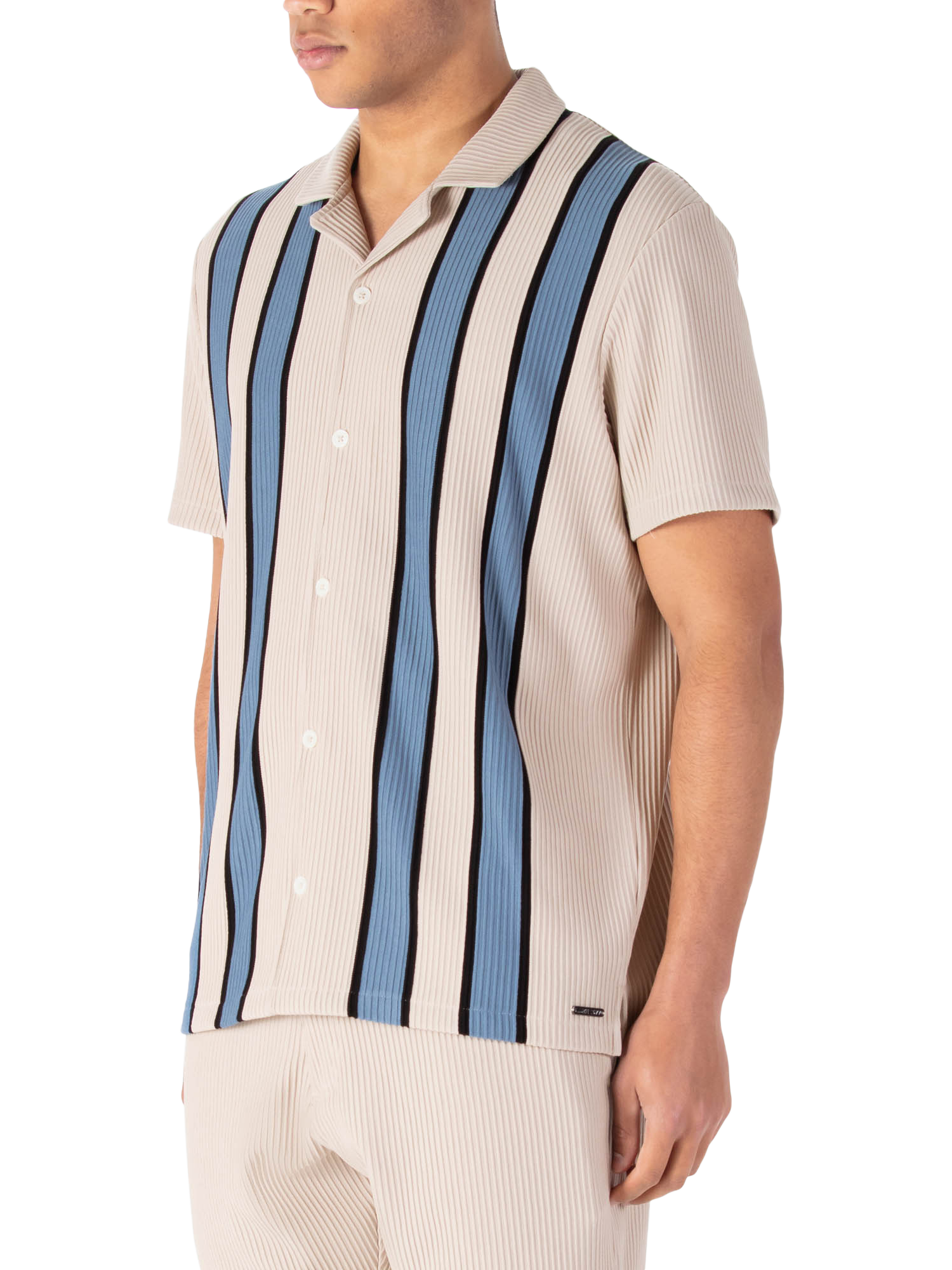 Product image 3 of 6, which shows LUKE 1977 Gwithian Regular Fit Shirt, Dark Ecru, S