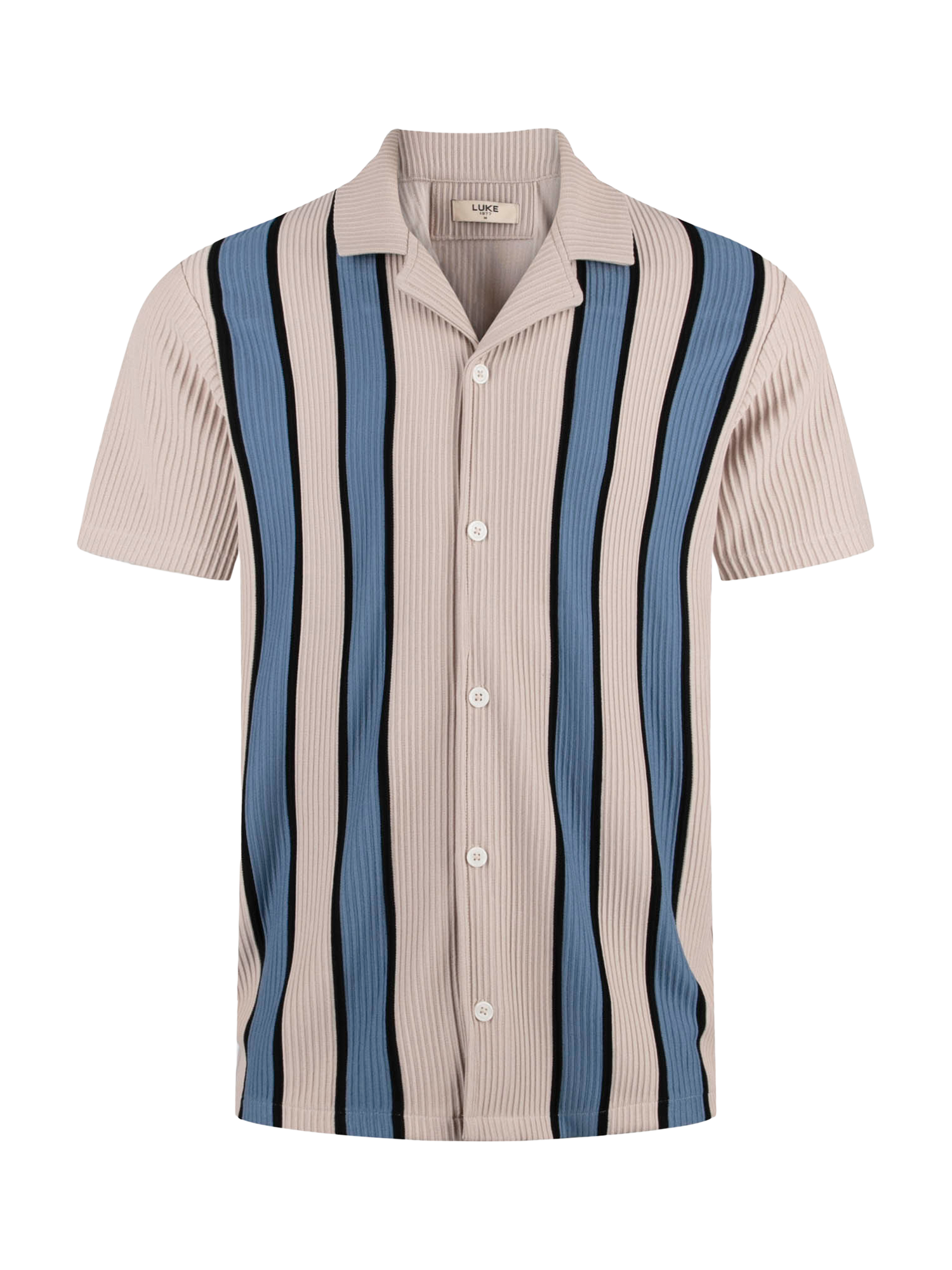 Product image 4 of 6, which shows LUKE 1977 Gwithian Regular Fit Shirt, Dark Ecru, S