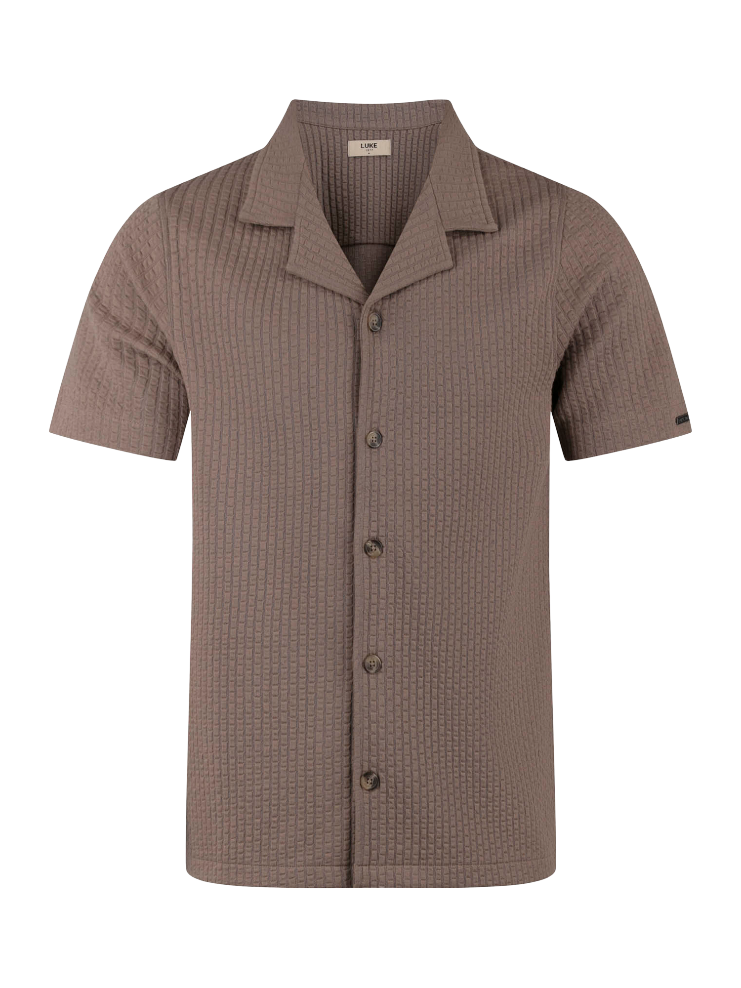 Product image 4 of 6, which shows LUKE 1977 Los Chiles Short Sleeve Shirt, Hardnut, S